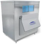image of Kloppenberg 1045-SS 48" Ice Bin, Top Hinged, 40"-49" Wide, Stainless/Plastic, 860-1255 lb Capacity