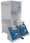 image of Kloppenberg DISP-500-IND Dispenser, 48" Door, 647 lb Capacity, Stainless, Water Spigots