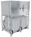 image of Kloppenberg SPS-2, 40" - 49" Ice Bin, 1500 Lb Capacity, 36" Door Clearance, NSF, Made in USA