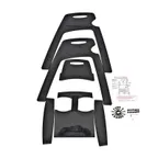 image of Koala KB833-02-KD ECO Chair High Chair, 16.5W x 23.25D x 30.25H, Black, 100% Recycled Plastic, Stackable