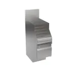 image of Krowne AL24-ML12 12" Alchemy Series Cabinet Base Underbar Liquor Display, 15 Bottles