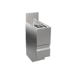 image of Krowne AL24-TC12 12" Alchemy Series Underbar Ice Bin/Cocktail Station with (4) Wet Bins