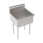 image of Krowne BS-2421 One Compartment Sink, 27"W X 21-1/2"D X 43-3/4"H