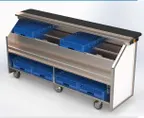 image of Lakeside 173671 Portable Bar, 95 1/8"L X 46"H X 26"D