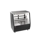 image of Omcan USA 50104 – 50" Deli Display Case, 20.58/6.14 cu ft, black, LED, 3 shelves, R290, 115 V