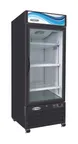 image of Serv-Ware GR16B-HC 30" One Section Black Merchandiser Refrigerator, 23 cu ft, Glass Door, LED Display