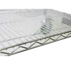 image of Serv-Ware SMC2436CWP Clear PVC Shelf Mat, 36"W x 24"D, for Restaurant Shelving