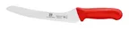 image of Thunder Group SLKF406RD Bread Knife, 9" Blade, Red Polypropylene Handles, German Steel