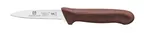 image of Thunder Group SLKF421BR Paring Knife, 3-1/4" Blade, Brown Polypropylene Handles, German Steel, 2 Each - Pack