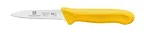 image of Thunder Group SLKF421YW Paring Knife, 3-1/4" Blade, Yellow Polypropylene Handles, German Steel, 2 Each - Pack