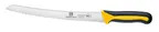 image of Thunder Group SLKF509 Bread Knife, 9-1/2" Blade, Curved, Soft-Grip Handles
