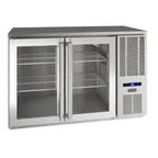 image of Viking Commercial VCBR552-SG01A 52" 2-Section Cooler,12.52 cu ft,SS LED,Glass Doors Lk,33-70°F,115V