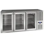 image of Viking Commercial VCBR572‑SG01A – 72" Bar Cooler, 19.74 Cu Ft, Doors With Locks, LED, Auto Defrost