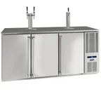 image of Viking Commercial VCBR672-SS01A 72" Reach-In Cooler, 19.74 cu ft, 72" Wide, Steel, LED, Compressor