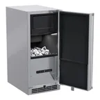 image of Viking Commercial VCCC115-SS81A 15" Ice Maker, Full‑Cube, 10‑19" Air‑Cooled, Brightshield