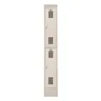 image of Winholt WL-21-ST Locker w/ Double Tier, 1 Column, 2 Lockers Per Column - 12"D x 12"L x 83.9"H