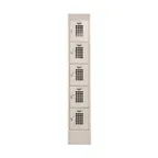 image of Winholt WL-55-ST Beige Locker w/ 1 Column, 5 Lockers - 12"D X 12"L X 71.9"H
