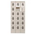 image of Winholt WL-618-18-ST Locker w/ 3 Columns, 6 Lockers Per Column - 18"D x 36"L x 83.9"H