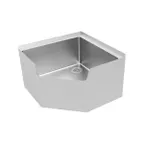 image of Advance Tabco 9-OP-44CDF 26" Corner Mop Sink, 24"W x 24"L x 12"D Bowl - Drop Front