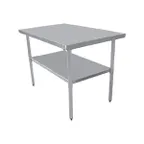 image of Serv-Ware T3024CWP-4 Stainless Steel Top " 24" - 27" Work Table