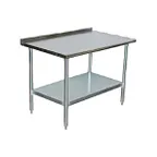 image of Serv-Ware T3072CWP-3-T Standard Series Work Table, Stainless Steel Top / 72"W x 30"D - 18/304