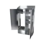 image of NBR Equipment MSC-4822L 47" Mop Sink Cabinet, 20"Wx16"L Bowl w/2 Hinged Doors and Left Mop Sink