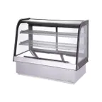 image of Kool-It KCD-48 47" Countertop/Drop In Curved Refrigerated Deli Display Case