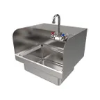 image of American Tables & Seating MET-HS-1512BS 12" Wall Mounted Hand Sink with Faucet