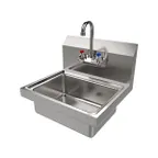 image of American Tables & Seating MET-HS-1517S 15" Wall Mounted Hand Sink without Faucet - 20 gauge