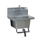 image of Eagle Group HSA-10-1FK-X 18" Wall Mounted Hand Sink w/Hands Free Faucet & Single Knee Valve / flyer						
