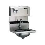 image of Eagle Group HSA-10-FDPE-1X 19" Wall Mounted Hand Sink w/ e-Faucet, Soap & Towel Dispenser / flyer