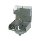 image of Eagle Group HSA-10-FDPE-LRS 19" Wall Mounted Hand Sink w/e-Faucet, Soap & Towel Dispenser