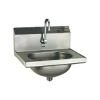 image of Eagle Group HSA-10-FE-1X 18" Wall Mounted Hand Sink with e-Faucet & e-Eye / flyer