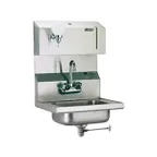 image of Eagle Group HSA-10-FLDP-1X 19" Wall Mounted Hand Sink w/Faucet, Soap & Towel Dispenser / flyer