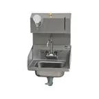 image of Eagle Group HSA-10-FWLDP-LRS-1X 19" Wall Mounted Hand Sink w/Wrist Faucet & Dispensers / flyer