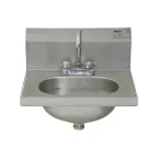 image of Eagle Group HSAD-10-F 18" Wall Mounted Hand Sink with Faucet 