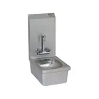image of Eagle Group HSANT-FS 12" Wall Mounted Hand Sink with Faucet & Apron /Skirt