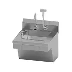 image of Eagle Group HSAP-14-EYE 14" Wall Mounted Hand Sink w/Faucet, e-Eye, Soap & Soap Dispenser-16 g