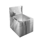 image of Glastender WHS-12-LF 12" Wall Mounted Hand Sink without Faucet - 20 gauge