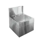 image of Glastender WHS-14-LF 14" Wall Mounted Hand Sink without Faucet - 20 gauge