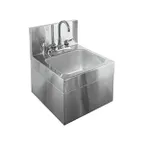 image of Glastender WHS-14 14" Wall Mounted Hand Sink with Faucet - 20 gauge