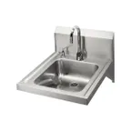 image of Krowne HS-51 20" Wall Mounted Hand Sink with e-Faucet & Soap Dispenser