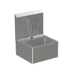 image of Tarrison TA-HSFSEN 15" Wall Mounted Hand Sink with e-Faucet - 16 gauge