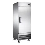 image of Grista GRFZ-1DES 29" 1-Solid Door Reach-In Freezer, Bottom Mount, 23 cu. ft., Stainless Steel Exterior