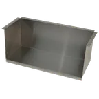 image of Advance Tabco TA-135 10" Deep Under Counter Mount Plate Shelf for Enclosed Base Tables without Doors Only