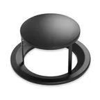 image of Alpine Industries ALP4400-01-RB Rain Bonnet Lid For 32-Gallon Outdoor Trash Container