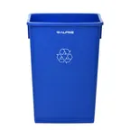 image of Alpine Industries ALP477-R-BLU Recycle Waste Bin, 23 Gallon (87 Liter)