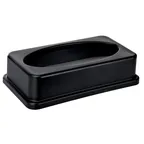 image of Alpine Industries ALP478-2-BLK Trash Can Lid, For 477-Blk, 20"W X 12"D X 5"H