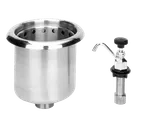 image of AllPoints 1171130 Dipper Well Assembly, with 107-1034 Faucet
