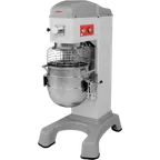 image of BakeMax BMMK80 Floor Model 80 qt Euro-Style Planetary Mixer with Automatic Bowl Lift